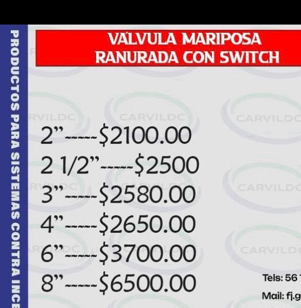 Valvula Mariposa Ranurada con Switch - Image 2