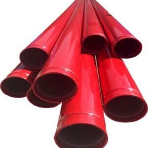 Tubo contra incendio Ranurado CED 10 APROBADO EN ROJO